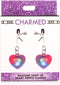 XR - CHARMED - LIGHT UP HEART SILICONE NIPPLE CLAMPS WITH LED LIGHT