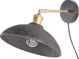 YERALA - Wandlamp - Zwart - Mangohout