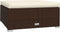 vidaXL - 4-delige - Loungeset - met - kussens - poly - rattan - bruin