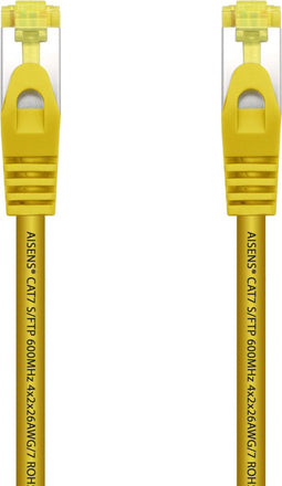 AISENS A146-0473 netwerkkabel Geel 0,5 m Cat7 S/FTP (S-STP)