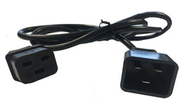 Salicru 663BA000002 - Kabel - Geaarde plug (C20) naar geaarde plug (C19) - Zwart