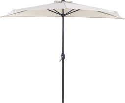 Beliani GALATI - Zweefparasol - Beige - Kunststof