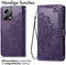 iMoshion Hoesje Geschikt voor Xiaomi Poco X5 5G Hoesje Met Pasjeshouder - iMoshion Mandala Bookcase - Paars