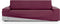 Bankbedekking Eysa ULISES Bordeaux 70 x 110 x 210 cm