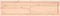 vidaXL - Wandschap - 160x40x(2-4) - cm - onbehandeld - massief - eikenhout