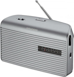 Grundig Music 60 - Portable Radio DAB+ FM AM - Batterij en netvoeding - Zilver