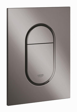 GROHE Arena Cosmopolitan S - Bedieningspaneel Toilet - Dual Flush - Hard graphite (glanzend antraciet) - Slank formaat
