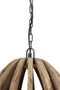 Light & Living Haranka Hanglamp - Bruin - Ø38x46 cm