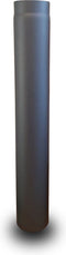 Nedco BV - Kachelpijp - 150 mm aansluitmaat - 2 mm dikte - 100 cm lengte - zwart staal
