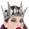 Halloween/horror verkleed kroon - dark queen/princess - kunststof - dames/meisjes