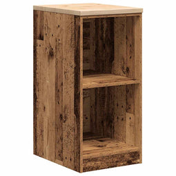 vidaXL - Garagekast - 40x51x85 - cm - massief - grenenhout - oud - hout
