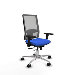 Piqueras y Crespo 3D086N0 - Bureaustoel - Verstelbare hoogte met armleuning - Blauw