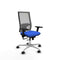 Piqueras y Crespo 3D086N0 - Bureaustoel - Verstelbare hoogte met armleuning - Blauw