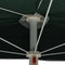 vidaXL - Parasol - half - met - paal - 180x90 - cm - groen