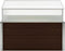 vidaXL - Tuinkas - 100x100x85 cm - gegalvaniseerd staal - bruin