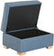 Home ESPRIT - Voetensteun - Stads ontwerp - Blauw 70 X 50 X 40 CM