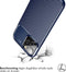 iMoshion Hoesje Geschikt voor iPhone 14 Pro Max Hoesje Siliconen - iMoshion Carbon Softcase Backcover - Blauw