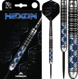 Mission Hexon Blue 90% - Dartpijlen