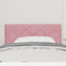 vidaXL - Hoofdbord - met - Diamantblok - Design - Roze - 100 - cm - Velours