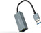 Nanocable ANEAHE0818 - USB 3.0 naar Gigabit Ethernet Adapter - 10/100/1000 Mbps - Grijs - 15 cm