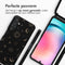 iMoshion Hoesje Geschikt voor Samsung Galaxy A25 Hoesje Met Koord - iMoshion Siliconen design hoesje met koord - Zwart / Sky Black