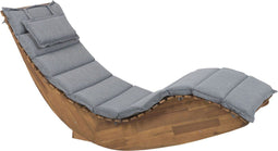 BRESCIA - Zitkussen - Grijs - 180 x 60 cm - Polyester