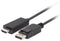 Lanberg CA-DPHD-11CC-0010-BK - DisplayPort (M) V1.1 - HDMI (M) 1m - Zwart