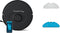 Rowenta X-Plorer RR85E1WH - Robotstofzuiger - 120 min looptijd - Zwart