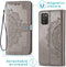iMoshion Hoesje Geschikt voor Samsung Galaxy A03s Hoesje Met Pasjeshouder - iMoshion Mandala Bookcase - Grijs