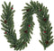 Creston Frosted kerstguirlande incl. besjes en dennenappels | groen met bevroren details | 270cm