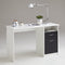 FMD Bureau met 1 lade 123x50x76,5 cm wit en zwart