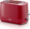 Bosch CompactClass TAT3A114 Compact broodrooster 2 snede(n), Rood, Kunststof, Knoppen, Draaiknop, 800 W, 220 - 240 V