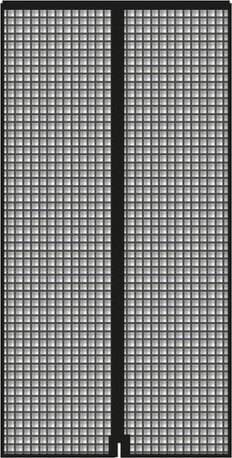 Schellenberg 50643 horrengaas voor deur met magneetsluiting, 120 x 240 cm, antraciet