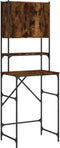 vidaXL - Wasmachinekast - 68x48,5x194 - cm - gerookt - eikenkleurig
