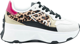 Guess Calebb Active Lady - Dames Sneaker - Leopard print - Maat 39