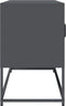 vidaXL - Tv-meubel - 100,5x39x60,5 - cm - koudgewalst - staal - antracietkleurig