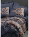Satin King - Dekbedovertrekset - 100% katoen satijn - 240 x 220 cm - Blauw (2 stuks)
