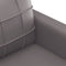 vidaXL Fauteuil - Kunstleer - 60 cm - Grijs