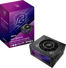 ASRock Phantom Gaming PG-1600G - Voeding 1600W - Cybenetics ETA Platinum - Volledig modulair