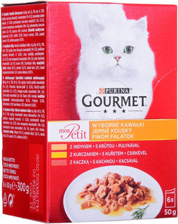 GOURMET Mon Petit Poultry Mix - nat kattenvoer - 6 x 50 g