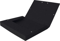 Elba elastobox Oxford Top File+ rug van 2 | 5 cm | zwart