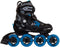 Roces Moody TIF - Inline Skates - Verstelbaar 30-35 - Zwart Blauw