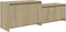 vidaXL - Tv-meubel - 146,5x35x50 - cm - bewerkt - hout - sonoma - eikenkleurig
