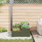 vidaXL - Tuinbak - 80x80x48 - cm - Olijfgroen - Staal