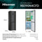 Hisense RB390N4CFD - Koel-vriescombinatie - Total No Frost - Mat zwart
