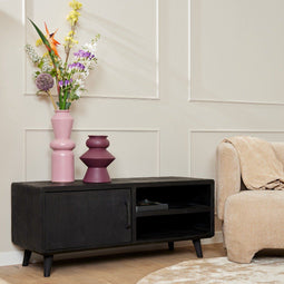 Tv meubel - tv meubel zwart - tv kast - tv meubel 120 cm
