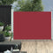 vidaXL - Tuinscherm - uittrekbaar - 117x500 - cm - rood