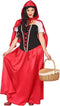 ATOSA - Lang Roodkapje kostuum voor vrouwen - M / L