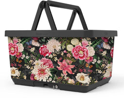 Basky Bont Boeket - Fietsmand - Gerecycled plastic - Zwart/Rood/Groen