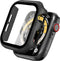 imoshion Screenprotector - Geschikt voor Apple Watch Series 4 / 5 / 6 / SE - 44mm - Full Cover Hard Case / Beschermend Hoesje - Zwart